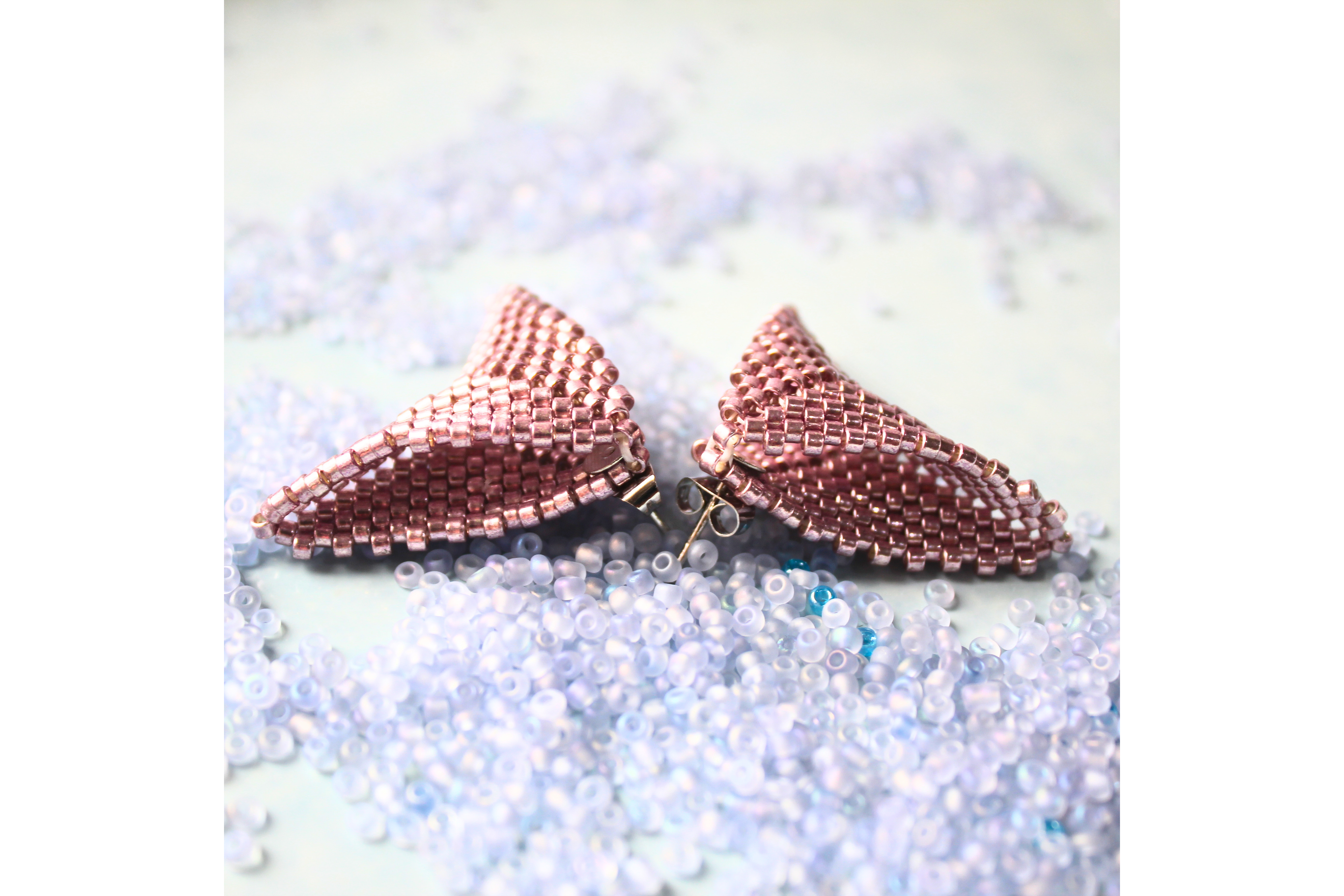 Mega Moth Earrings - Pink