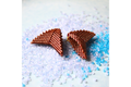 Mega Moth Earrings - Bronze