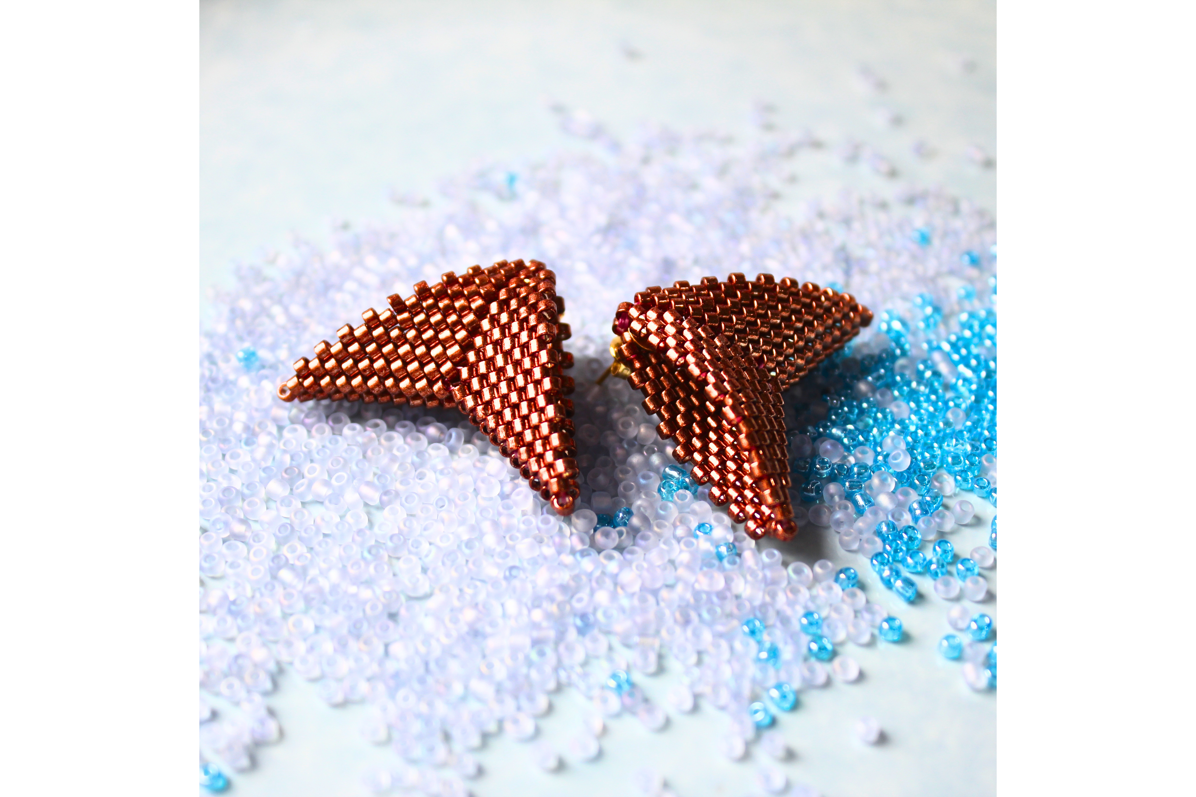 Mega Moth Earrings - Bronze