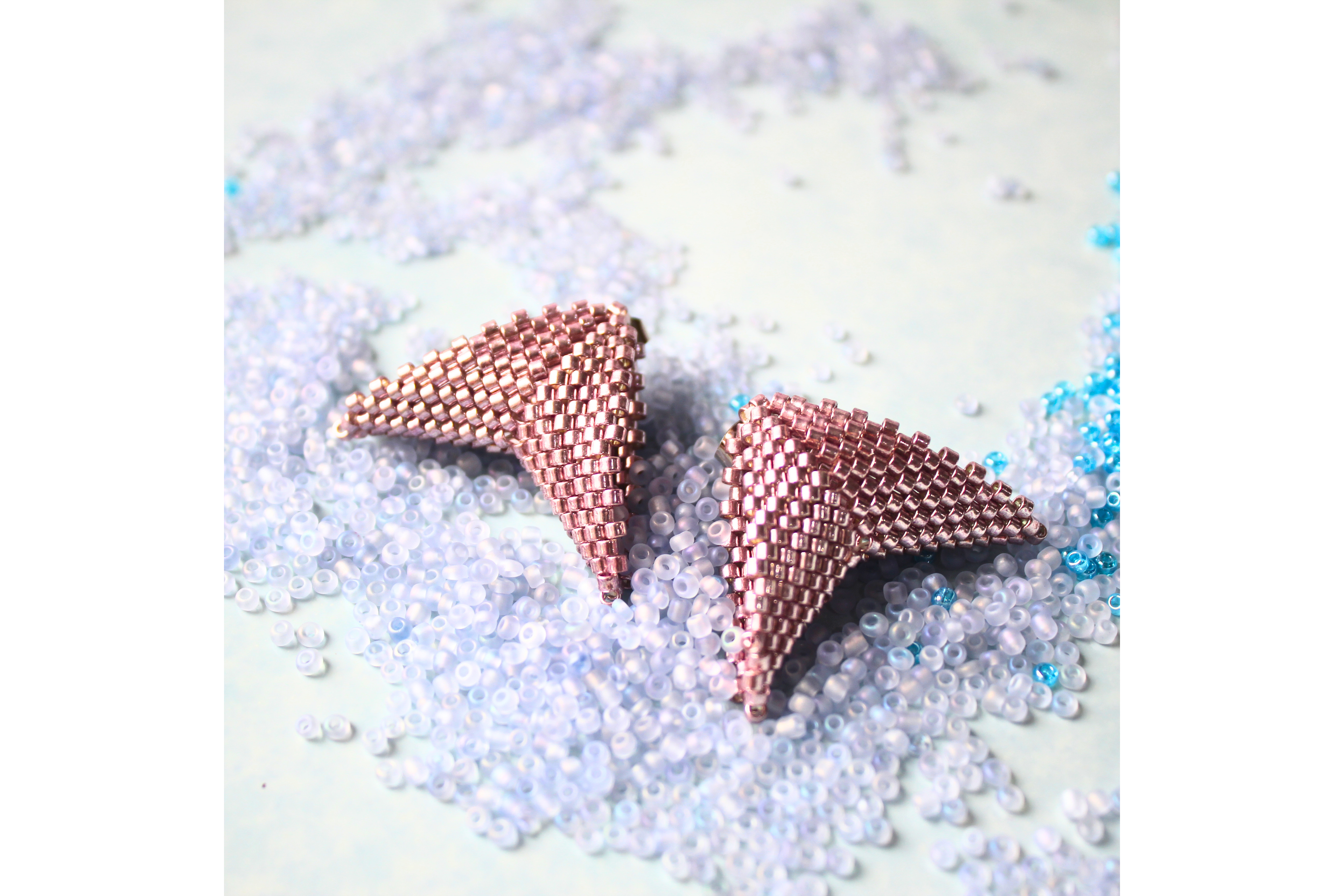 Mega Moth Earrings - Pink
