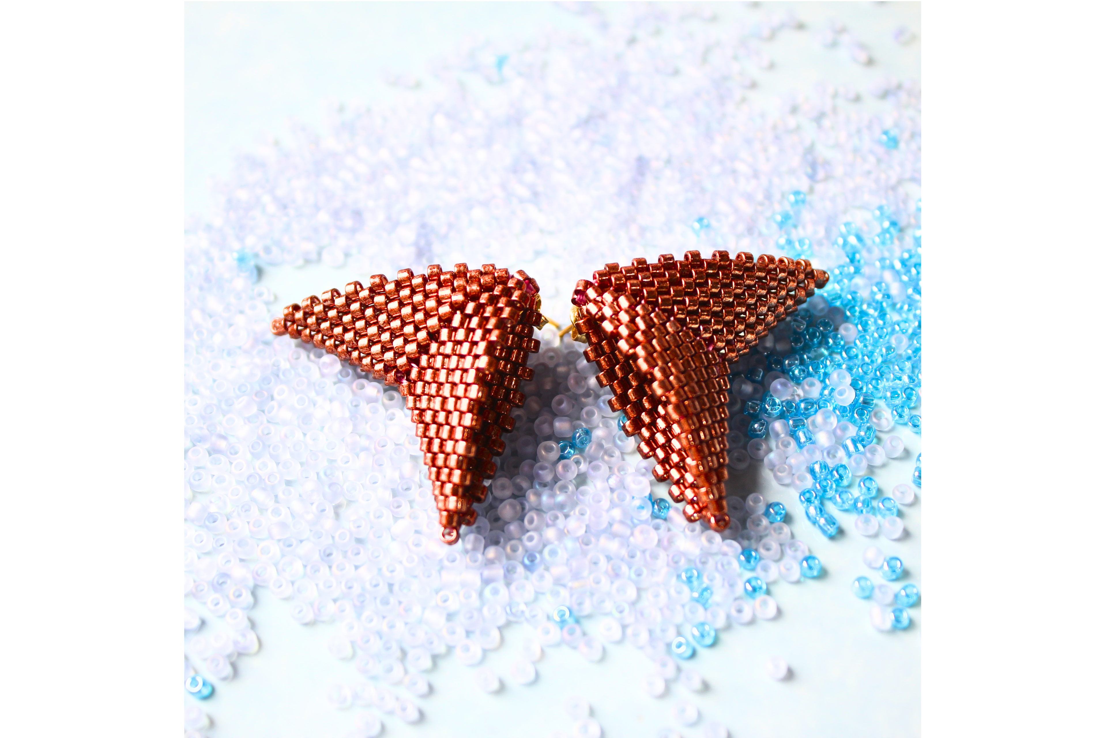 Mega Moth Earrings - Bronze