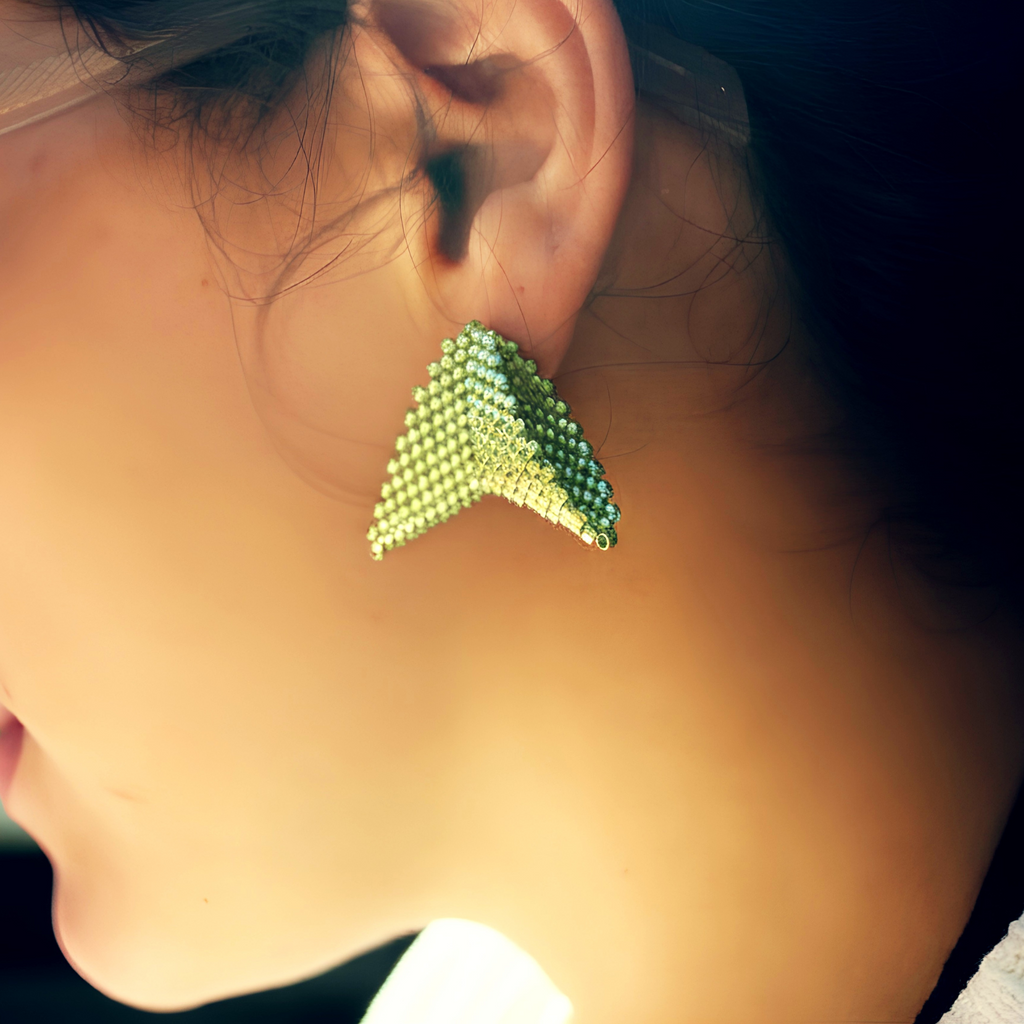Mega Moth Earrings - Black